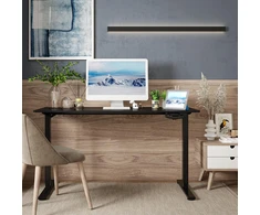 Rankinis reguliuojamo aukščio rašomasis stalas Spacetronik Moris 113BB, 100 × 60 cm, juodas