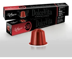 Aliuminio kavos kapsulės INTENSO, 10 kaps., Dolce Vita, Nespresso® aparatams