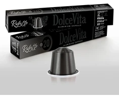 Aliuminio kavos kapsulės RISTRETTO, 10 kaps., Dolce Vita, Nespresso® aparatams