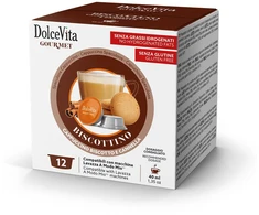 Biskvitinės kapsulės BISCOTTINO, 12 kaps., Dolce Vita, A Modo Mio® aparatams