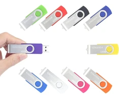 10 vnt. 32 Gb Usb atmintinės, metalinės, skirtingų spalvų