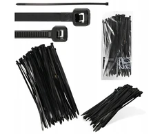100x Cable ties, cable ties, zippers 7.6 x 400 mm strong Uv resistant