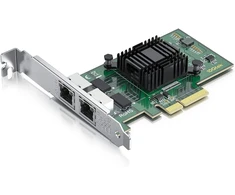 10gtek® Gigabit Pcie serverio adapteris, skirtas Intel I350-t2 - I350am2 lustas, dvigubas Rj45 prievadas, 1gbit Pci Express Ethernet Lan tinklo plokštė, 10/100/1000mbps Nic, skirtas Windows Server, Win8, 10, Xp ir Linux