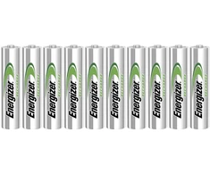 10x Energizer Power Plus Aaa R03 Hr03 Nh12 1.2v 700mah įkraunamos baterijos