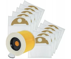 10x Maišelių ir filtras Karcher Mv2 Wd2 A2004 siurbliui