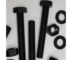 10x šešiabriauniai varžtai juodo plastiko veržlės m10 x 70mm ir nailoniniai varžtai poveržlės juodas nailonas