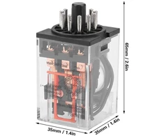 11 kontaktų universalioji relė elektromagnetinė bendrosios paskirties relė Mk3p-i ac 220v