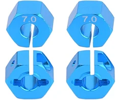 12 mm Hex Adapteris Rc Ratų Detalėms (4 vnt.) Mėlynas
