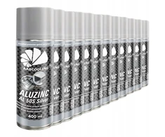 12x Alucynk profesionalus purškalas, skirtas plieno apsaugai, sidabrinis, 400 ml