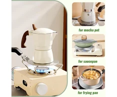 13 cm indukcinė adapterio plokštė indukcinėms kaitlentėms, moka indukcinė kaitlentės adapteris su šilumos izoliacijos rankena, moka puodams / dujinėms / indukcinėms kaitlentėms