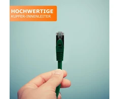 1Attackde 0,25 m - žalias - cat.7 - tinklo kabelis patchcable lancable ethernet - 10gbase-t - 10000 mbps cat7 sftp dvigubai ekranuotas pimf 600mhz