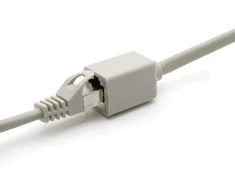 1attack.de 618357 Cat7 Cat.7 ilginimo adapteris - 0,5 m - Ethernet kabelis Lankabel tinklo kabelis 10 Gb / s (rj45) Cat6a kištukinis lizdas 10 vienetų - pilkas