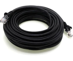 1Attackde Cat6 tinklo kabelis 1000 Mbit/s, 5m, juodas