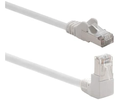 1attack.de Cat.6 tinklo pataisos kabelis (sftp Pimf) 1000mbit/s Rj 45, 90 laipsnių kampo jungtis, suderinama su Cat5 Cat5e Cat6 Cat6a Cat7 Cat7a Cat8