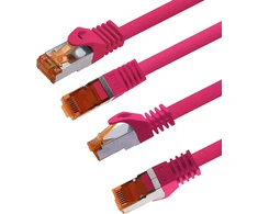 1attack.de Cat.7 tinklo kabelis Cat7 ethernet kabelis patch kabelis tinklo Lan kabelis Cat.7 neapdorotas kabelis 10 gb/s (sftp Pimf Lszh) rinkinys su Rj45 jungtimi Cat.6a