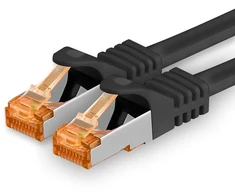 1attack.de Cat.7 tinklo kabelis Cat7 ethernet kabelis patch kabelis tinklo lan kabelis Cat.7 neapdorotas kabelis 10 gb/s (sftp pimf lszh) rinkinys su rj45 jungtimi cat.6a