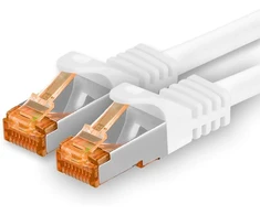 1attack.de Cat.7 tinklo kabelis Cat7 ethernet kabelis patch kabelis tinklo Lan kabelis Cat.7 neapdorotas kabelis 10 gb/s (sftp pimf lszh) rinkinys su rj45 jungtimi cat.6a