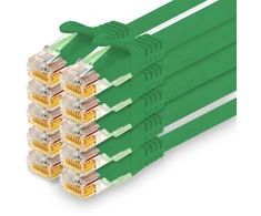 1conn - 0,25 m tinklo kabelis, ethernet, lan ir patch kabelis maksimaliam interneto greičiui ir jungia visus įrenginius su rj 45 lizdu, žalias - 10 vnt.