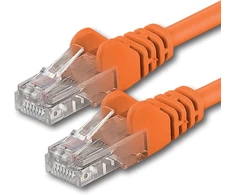 2 m cat 6 ethernet kabelis gigabitinis rj45 lan patch kabelis, suderinamas su internetu, maršrutizatoriumi, modemu, išmaniuoju televizoriumi, kompiuteriu ir nešiojamuoju kompiuteriu, oranžinis - 1 vnt. - 2 m