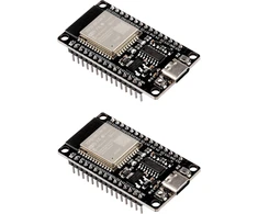 Pagrindinė plokštė 2 vnt. Esp32 Wroom mikrovaldiklis, Esp32 kūrimo plokštė, Esp32 Wroom modulis su Ch340 lustu, dviejų branduolių, Wlan, Bluetooth