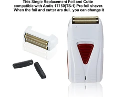 2 vnt. „pro Shaver“ folijos ir ašmenų keitimo rinkinys, suderinamas su „andis 17150 (ts-1) Shaver Profoil Lithium“ skustuvu