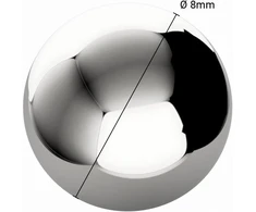 20 neodimio galios magnetų sidabriniai – rutuliniai magnetai ypač stiprūs apvalūs 8 mm skersmens – stiprūs super magnetai – sukibimo jėga apytiksliai 3,5kg – magnetai skirti lentoms, skelbimų lentoms, magnetinėms lentoms