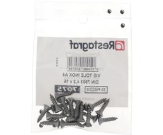 20 x A4 nerūdijančio plieno kupolo formos "pozi" sriegikliai 4.2mm x 16mm Din 7983