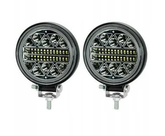 2vnt 102w Darbinis halogeninis Led žibintas prožektorius 34led