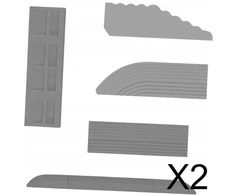 2x 4 vnt. namų slenksčių rampų pakaitiniai priedai