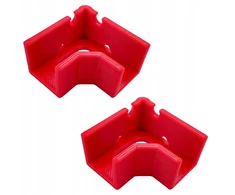 2x Kampinis stalių spaustuvas 90° Trečia ranka L tipo skirtas susukti 18mm