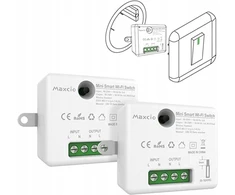 2x Maxcio Išmanusis Wifi Jungiklis Alexa Google Valdymui
