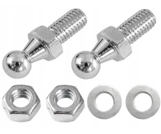 2x Šarnas Kulinis Varžtas Dujinės Statramos Gaubto Bagazinės Durelių 13mm M8 Ilgis: 16mm
