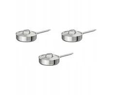 3 vnt. Ikea 365+ keptuvė sauté – nerūdijantis plienas, 24 cm