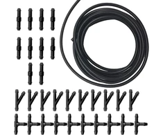 300 cm universali priekinio stiklo apiplovimo žarnelė, priekinio stiklo remonto rinkinys, valytuvo žarnelės remonto rinkinys, automobilių žarnelė, su 30 žarnelių jungčių