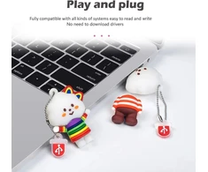 32gb Usb atmintinė - "debiuko mergaitės" dizainas, studentams ir vaikams