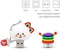 32gb Usb atmintinė - "debiuko mergaitės" dizainas, studentams ir vaikams
