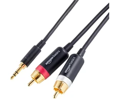 3.5mm į 2x Rca Audio Kabelis, 4.57 m