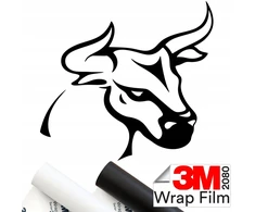 3m 2080 lipdukas automobiliui piktas jautis bull 14x15