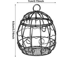 4 paukščių lesyklėlių rinkinys, pakabinama paukščių lesyklėlė, laukinių paukščių lesyklėlė, pakabinama paukščių lesyklėlė, metalinė tinklinė lesyklėlė laukiniams paukščiams