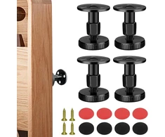 47–64 mm aukščio reguliuojamos kojelės, 4 vnt. reguliuojamų kojelių pakuotė, baldų kojelės, reguliuojamos su 3m dvipuse juosta ir neslystančiu padu, nereikia gręžti, spintelėms, lovos kojoms, sofai, stalams