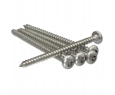 4x40 mm nerūdijančio plieno lęšio galvutės cilindrinis medsraigtis Torx 9112 (10 vnt.)