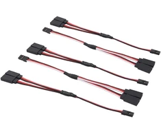 5 vnt. 150 mm servo Y prailginimo laidai 22awg 60 gyslų