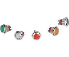 5 vnt. metalinis signalinis indikatorius linght led indikatorius vandeniui atspari indikatoriaus lemputė lempos indikatorius automobilių sunkvežimių valtims mygtukai ir indikatoriai, numatytasis