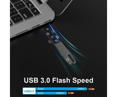 5 vnt. Usb atmintinės 16 Gb, Usb 3.0, vandeniui atsparios, juodos