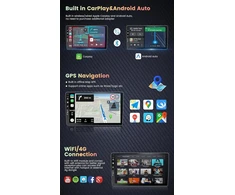 Automagnetola [6g + 128g] Ips 9 colių Android 14 automobilinis radijas Suzuki Grand Vitara 2004-2015 su Navi Octa Core [integruotas Carplay/android Auto/dsp/mirror Link/gps Navi/360 Kamera/bluetooth 5.0/wifi/usb