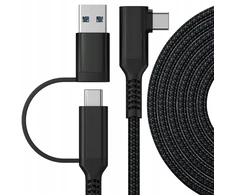 6m kabelis, skirtas Oculus Link / Quest / Quest 2 / Quest 3 Steam Vr Usb 3.2 Usb-c