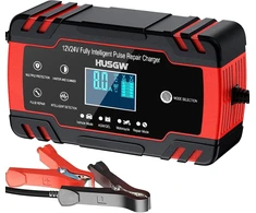 8a automobilio akumuliatoriaus įkroviklis, 12 v/24 v automobilio akumuliatoriaus įkroviklis, visiškai automatinis išmanusis palaikomojo įkrovimo įkroviklis, lcd ekranas, išmanusis visiškai automatinis įkroviklis automobiliui, motociklui, sunkvežimiui, vej