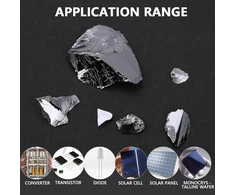 99,99 % grynumo silicis, grynas silicio metalo elementas 14 puslaidininkinis monokristalinis si blokas (50 gramų)
