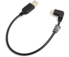 A123 Systems, Inc System-s Usb 3.1 Usb 2.0 Type A į Type C 90° kampu užlenktas kištukas duomenų kabelis įkrovimo kabelis 27 cm