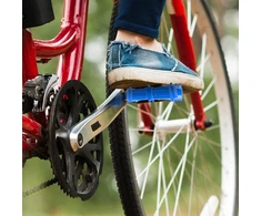 A4tech 1 poros itin lengvų aliumininių dviračio pedalų, neslystantys ir patvarūs, skirti plento dviračiams, 9/16 colio neslystantys plokšti pedalai. (5 spalvos)